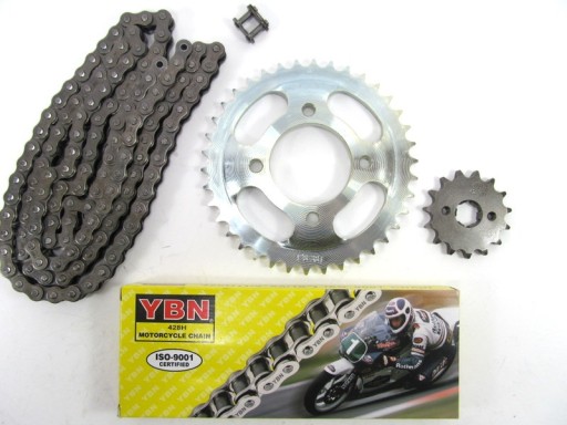 428 - Передняя задняя Звездочка задняя цепь Romet С / К 125