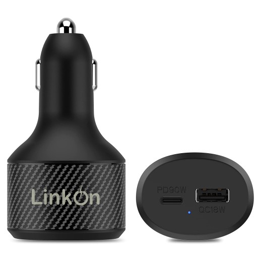 Linkon автомобильное зарядное устройство 112.5 Вт USB-C 2в1
