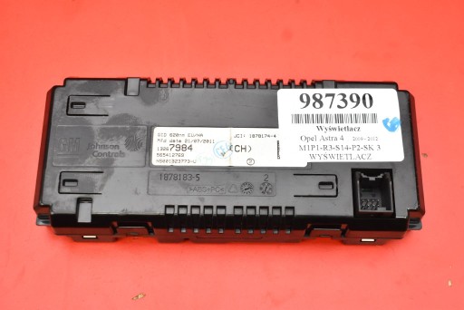 display 13267984 OPEL ASTRA 4 IV J 09-12