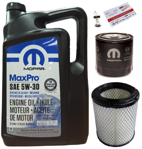 MOPAR 5W30 + ФИЛЬТРЫ CHRYSLER SEBRING 2.7 01-04