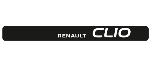 Renault Clio 2020 защитные наклейки на пороги