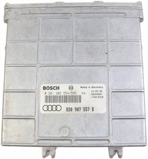 AUDI A4 B5 computer module control unit of the engine 1.6 8V 8D0907557B 0261203554