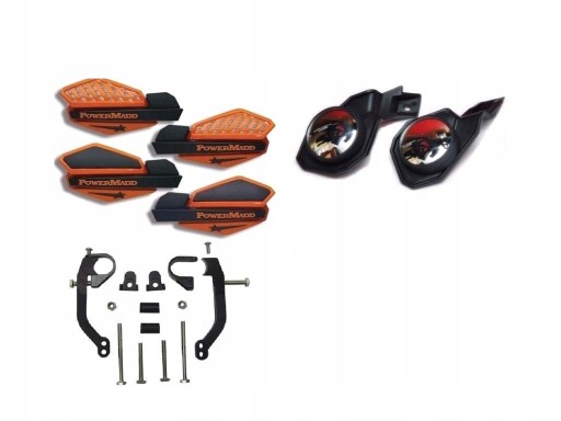 РУЧКИ POWERMADD ЧОХЛИ НА РУКИ + ДЗЕРКАЛА + КОМПЛЕКТ