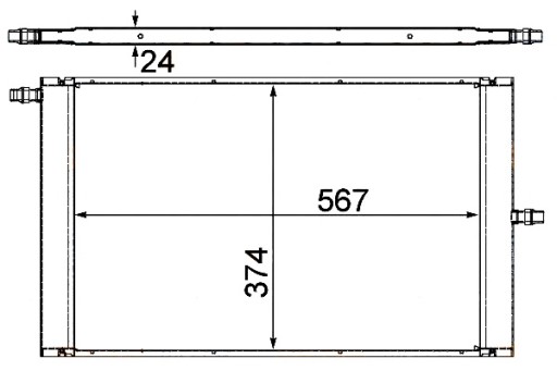8MK 376 - РАДИАТОР ИНТЕРКУЛЕРА HELLA LAND ROVER RANGE ROVER
