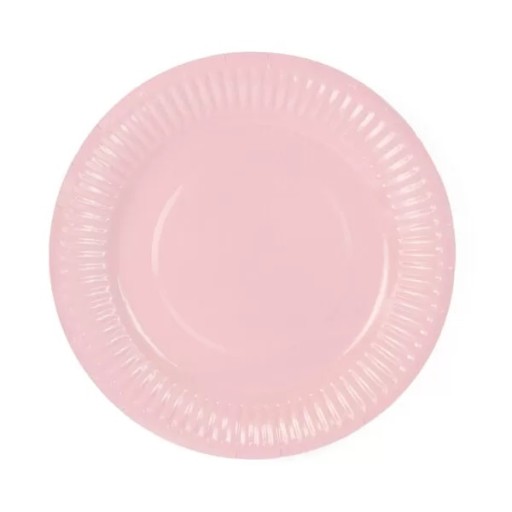 ТАРІЛКИ ПАПЕРОВІ РОЖЕВІ 10 ШТ. 23 СМ