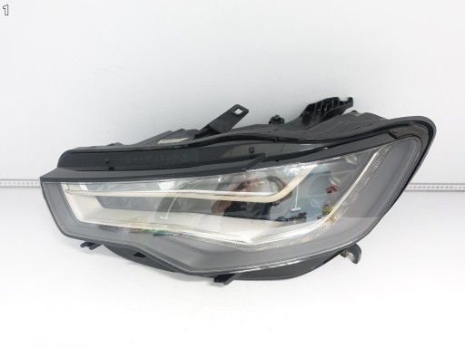 AUDI RS6 4G0 AVANT C7 13-15 licht FULL LED links vorne EUROPA dunkel schwarze