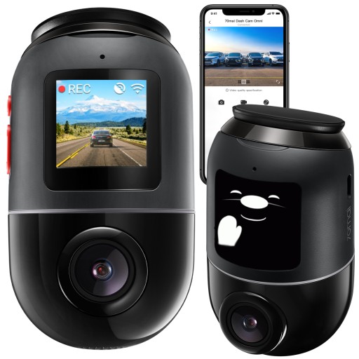 Kamera samochodowa 70mai Dash Cam Omni 64GB black Kamera samochodowa 70mai Dash Cam Omni 64GB black