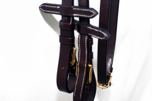 Поводи HKM RUBBER Brown (Розмір: Full)