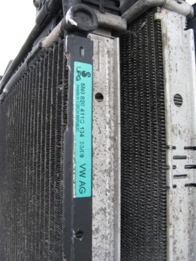 chladiče ventilátor VW TIGUAN a 5N 2.0 TDI