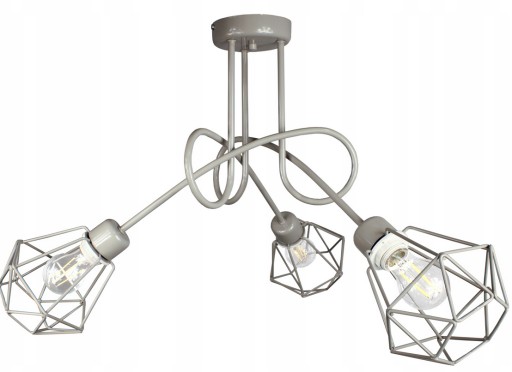 Стельовий світильник JasnoCiemno E27, відтінки сірого