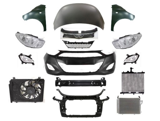 92101 0X220, - HYUNDAI I10 11-13 ЛАМПА РЕМЕНЯ БАМПЕРА ПЕРЕДНЬОГО КАПОТ