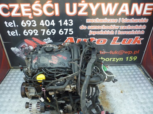 КОМПЛЕКТ ДВИГУНА RENAULT TRAFIC VIVARO 2.0 DCI M9R782 191 000 зл.