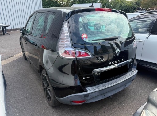 RENAULT SCENIC III 3 MPV + GRAND black, door rear part left 2009-2016 TEGNE