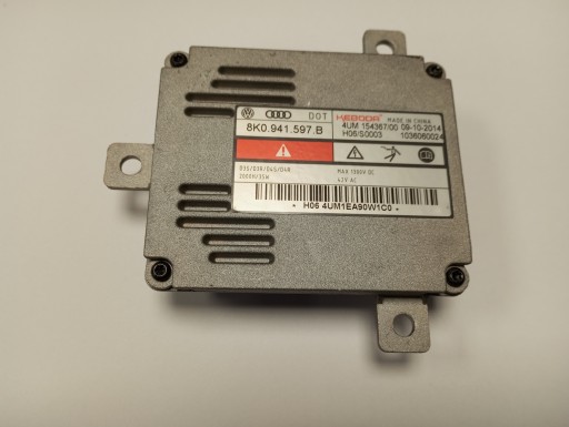 control unit lights module AUDI A3 A4 Q5 8K0941597B