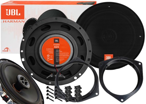 JBL 624 ПОТУЖНІ ДИНАМІКИ TOYOTA AVENSIS AURIS COROLLA MR2 PRIUS RAV4 ПРОСТАВКИ