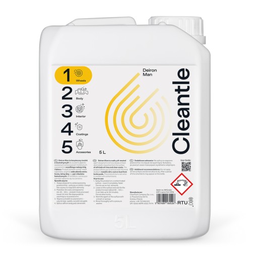 CLEANTLE Deiron Man 5L Deironization