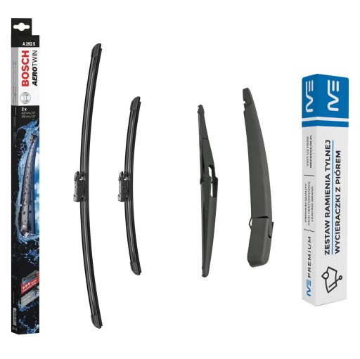 ME-000004 3397007292 - КОМПЛЕКТ СТЕКЛООЧИСТИТЕЛЕЙ ПЕРЕДНИЙ + ЗАДНИЙ NISSAN QASHQAI 07-