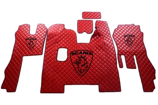 СТЕГАНЫЕ КОВРИКИ SCANIA R 09-13 MANUAL + LOGO