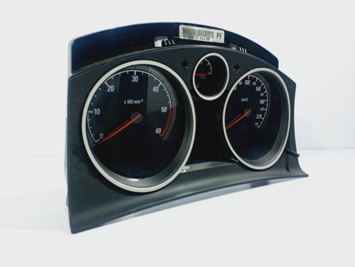 dials dials tachometer mileage 343555 OE 13216684 Opel Astra H 04-10