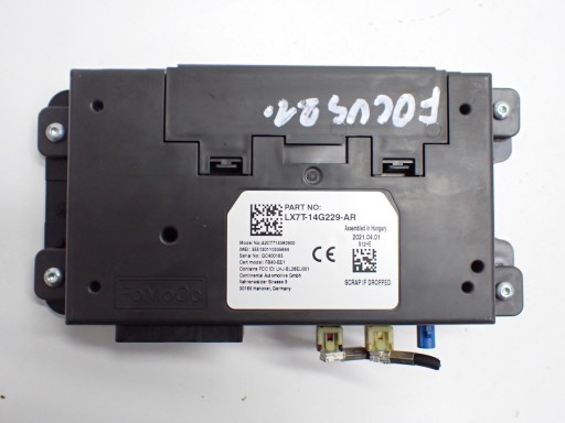 LX7T-14G229 - Модуль контроллера bluetooth lx7t-14g229-ar ford focus mk4 iv 21r