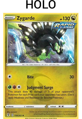 Karta Pokemon Zygarde (EVS 118) 118/203 Holo • Cena, Opinie - Allegro