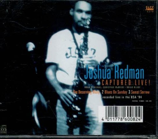 Captured Live ! / Joshua Redman2009年05月19日