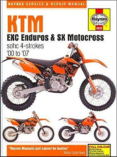 KTM EXC ENDURO+SX MOTOCROSS 2000 - 2007 (Haynes Powersport) - Anon BOOK