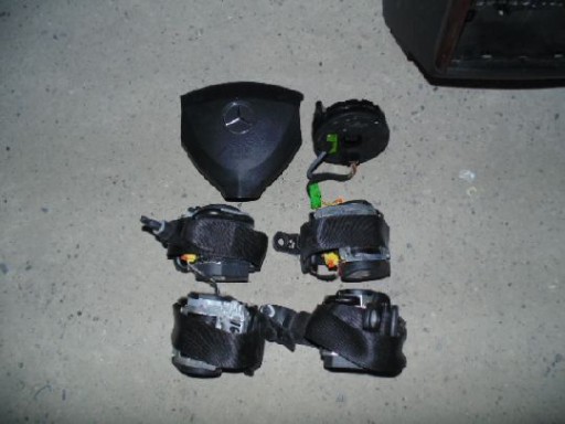 DASHBOARD CONSOLE AIRBAGS MERCEDES A KLASA W169 2007R