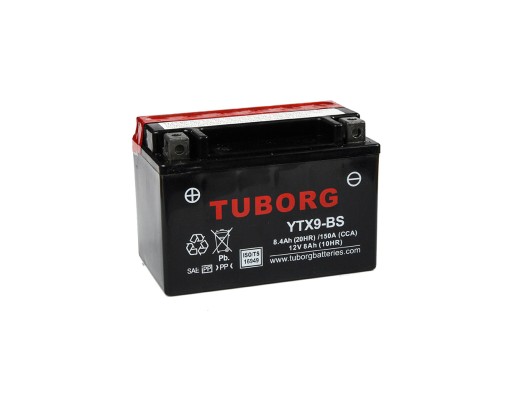 YTX9 TX9 - Аккумулятор Tuborg YTX9-BS 8.4 Ah 150A AGM
