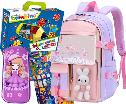 Набір для письма принцеси та кролика Бамбіно, 26 предметів