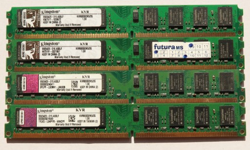 Pamięć 8GB (4x2GB) DDR2 PC2-6400 800MHz KINGSTON
