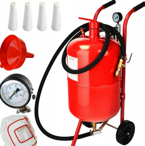 76L МОБІЛЬНИЙ СИФОННИЙ ПІСКОСТРУМИННИЙ АПАРАТ + 58ДИШ + МАСКА + ВОРОНКА