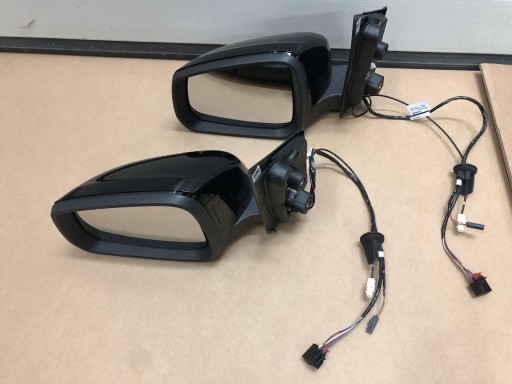 2K7857501 7PIN - ЗЕРКАЛО VW CADDY 2K7 ЛЕВОЕ 7-контактный РЕМЕНЬ ПОМОЩНИК