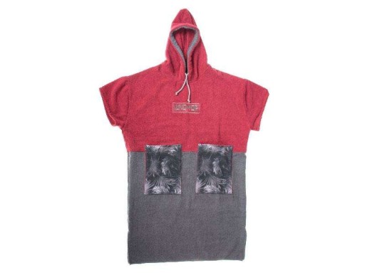 Чоловіче пончо JungMob Burgundy Tropic