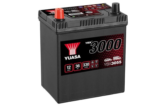 Аккумулятор Yuasa YBX3055 12V 36ah 330A