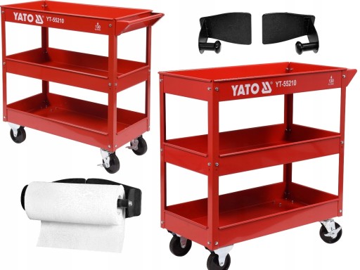 ТЕЛЕЖКА МАСТЕРСКОЙ ШКАФ 3 ЯРУСА ЯТО + МАГНИТ