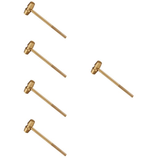 5pcs латунный молоток статуэтка латунный молоток статуя