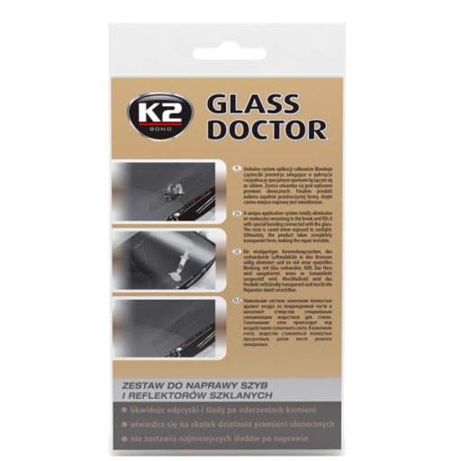 K2 Glass Doctor комплект для ремонта лобового стекла