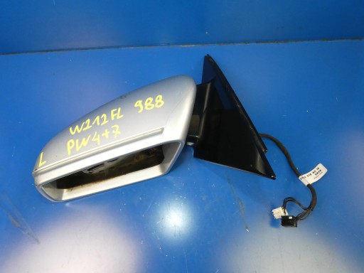 Mercedes E KLASA W212 Rétroviseur Gauche 4 + 7 PIN Sans Vitre