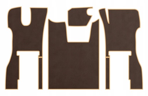 КОВЕР КОВРЫ ГЛАДКАЯ ЭКО КОЖА SCANIA R OD17 AMO