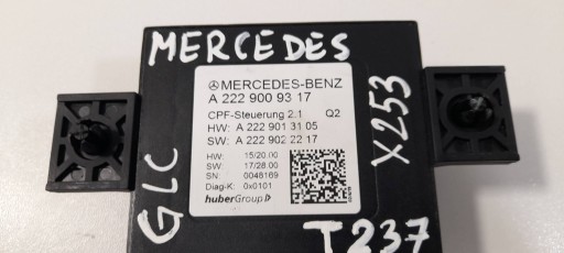 Mercedes-Benz GLC X253 C253 module wideo A2229009317 (T237)