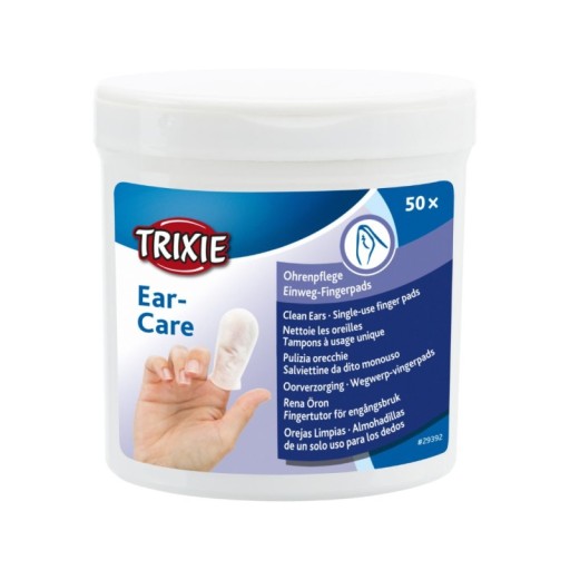 TRIXIE - Obrúsky na čistenie uší (na prst) 50ks