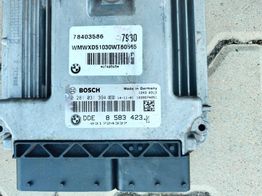BMW MINI Ordinateur Unité de contrôle Moteur ECU 8583423