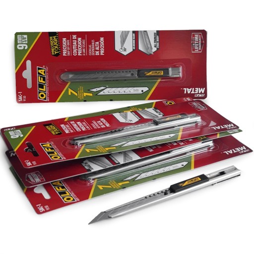 OLFA СЕГМЕНТНЫЙ НОЖ 30° SAC-1 СЛОМАННЫЕ ЛЕЗВИЯ КАЧЕСТВО