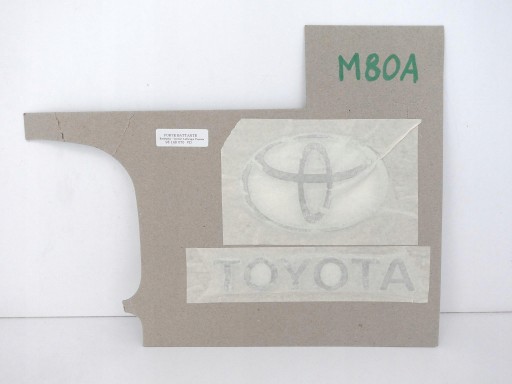 98148070VD - TOYOTA PROACE II 16- ЭМБЛЕМА ЛОГОТИП ЗАДНИЙ КАПОТ ХРОМ НОВЫЙ ОРИГИНАЛ