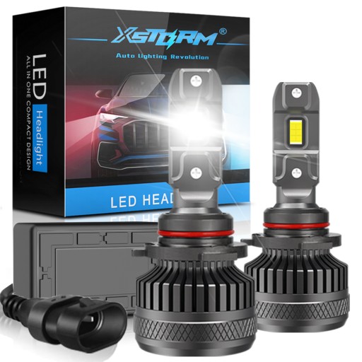 9005 - Потужні світлодіодні автомобільні лампи hb3 xstorm r45 130w 30000lm canbus модернізація