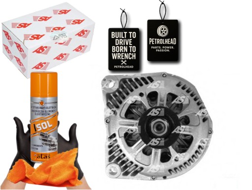 ASPA3094#ECS-PCP+K - Генератор bmw e39 03- 150a as-pl #petrolhead pro+ kit4