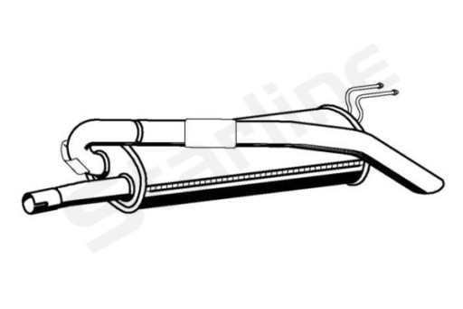 18.29.403 - ГЛУШИТЕЛЬ FIAT MAREA 1.6 16V 96 - > ПОСЛЕДНИЙ ШТ STARLINE