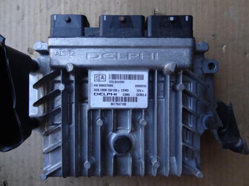 Компьютер двигателя peugeot 508 i 2.0 hdi 9677547180 9666375980 ita