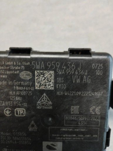 Skoda Octavia Mk4 module KEYLESS 5WA959436J